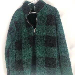 Merokeety - Green & Black Checkered Jacket